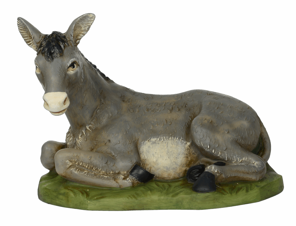 Asino per Presepe da 45 cm.