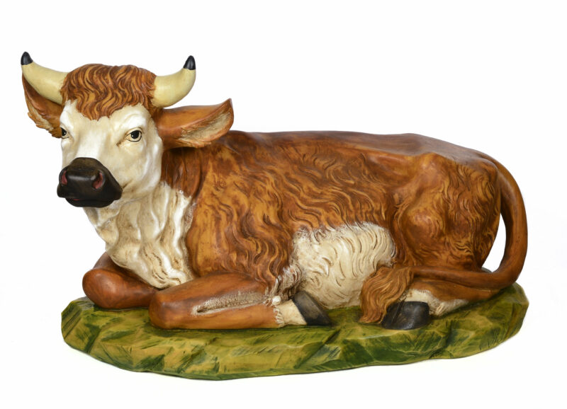 Bue per Presepe da 95 cm.