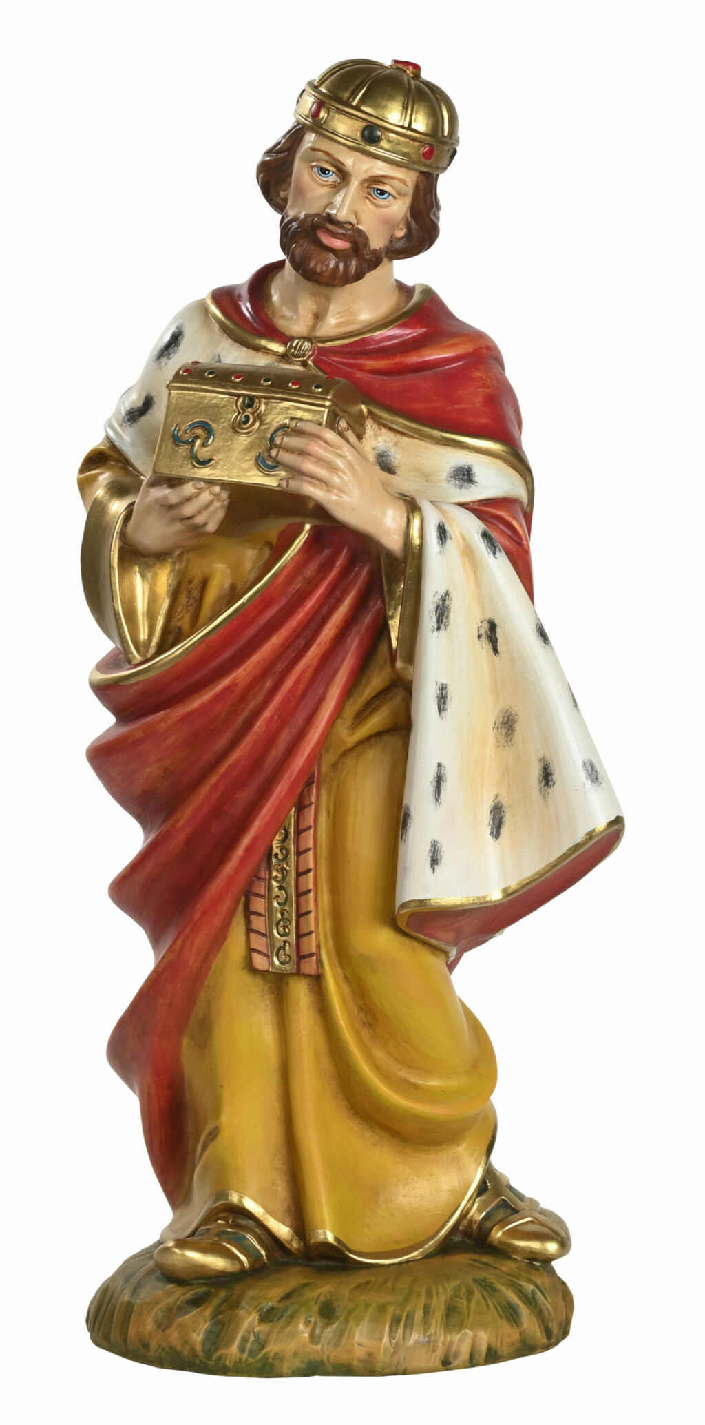 Re Magio bianco per Presepe da 53 cm.