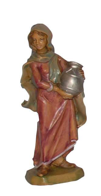 Statuina con brocca per Presepe da 10 cm.