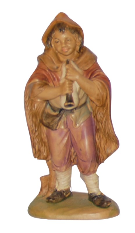 Statuina pifferaio per Presepe da 13 cm.
