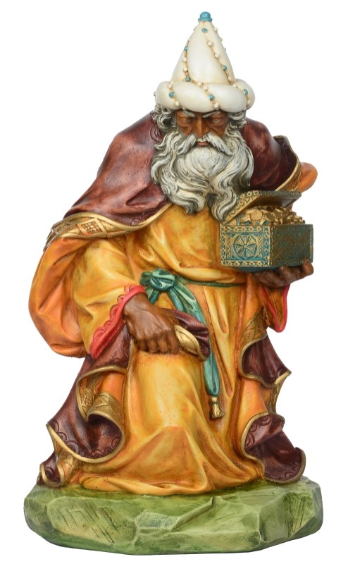 Re Magio mulatto per Presepe da 65 cm.