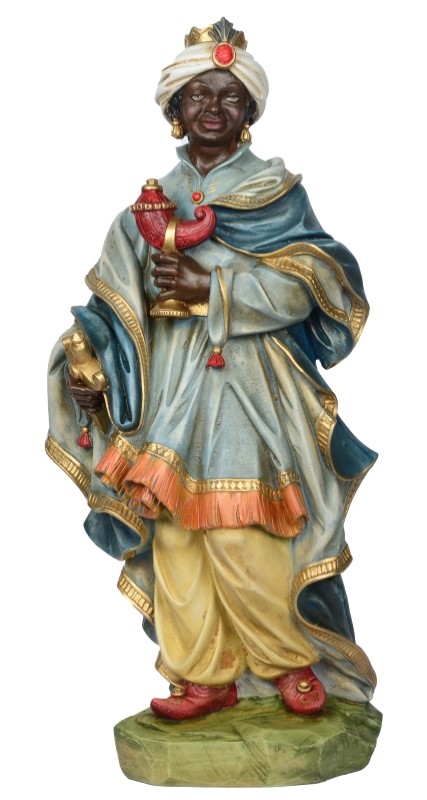 Re Magio moro per Presepe da 65 cm.