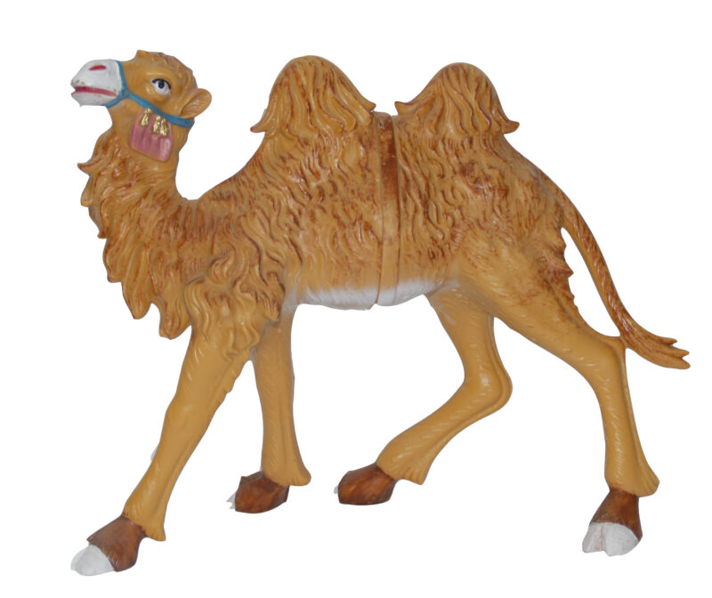 Cammello in piedi adatto a Presepe da 30 cm.