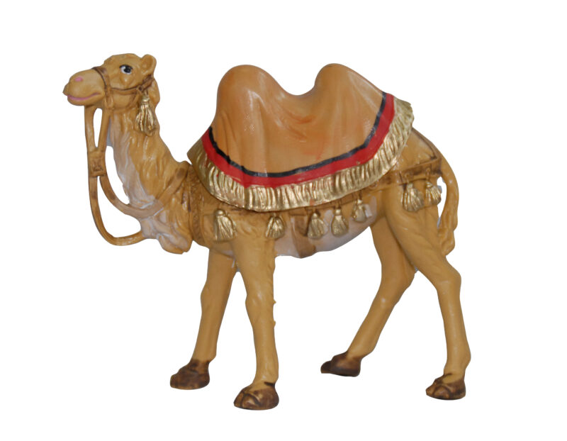 Cammello in piedi adatto a Presepe da 13 cm.