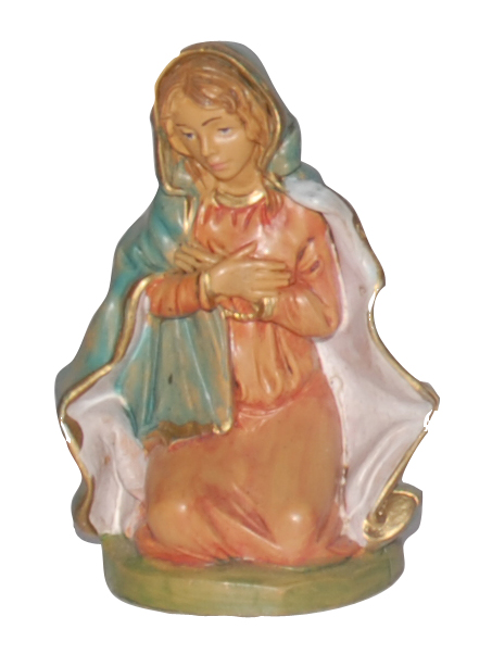Madonna per Presepe da 10 cm.