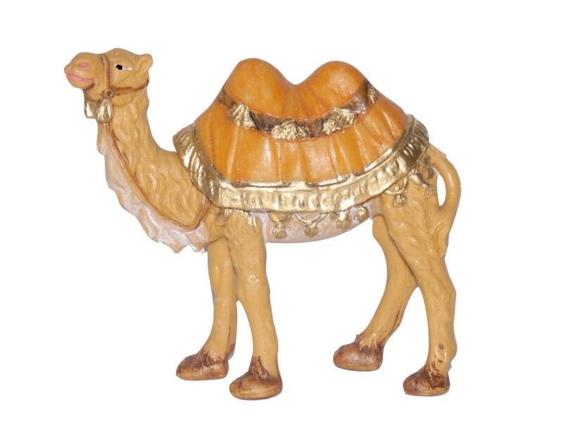 Cammello in piedi adatto a Presepe da 10 cm.