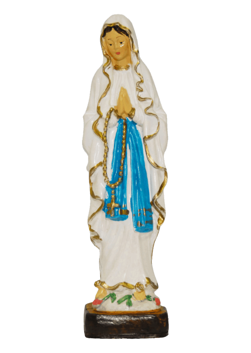 Statua Madonna di Lourdes 15 cm.