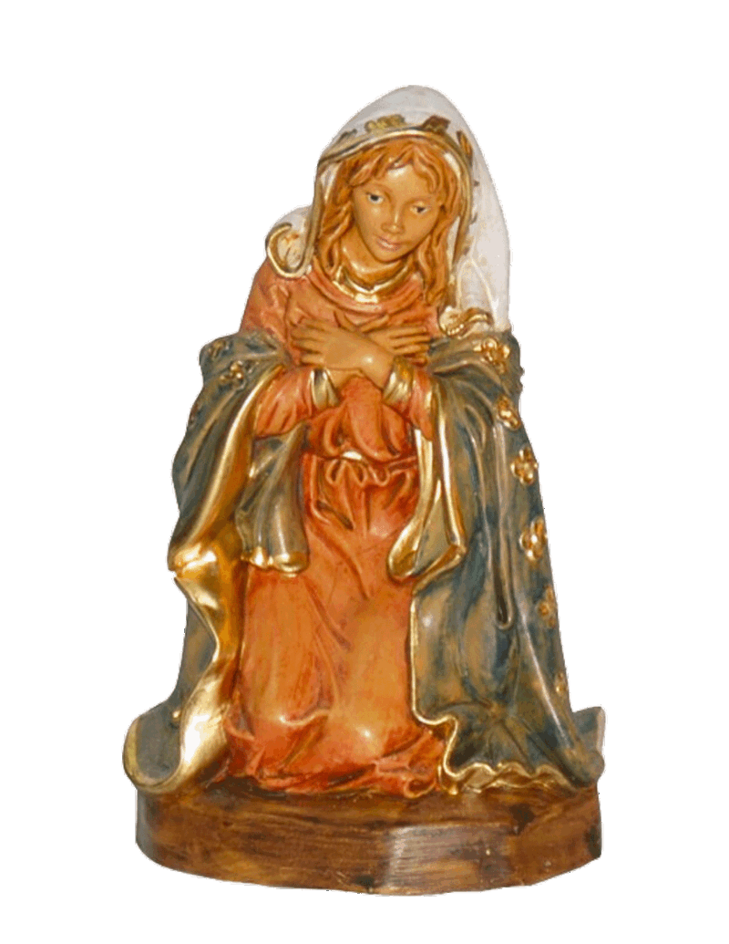 Madonna per Presepe da 16 cm.