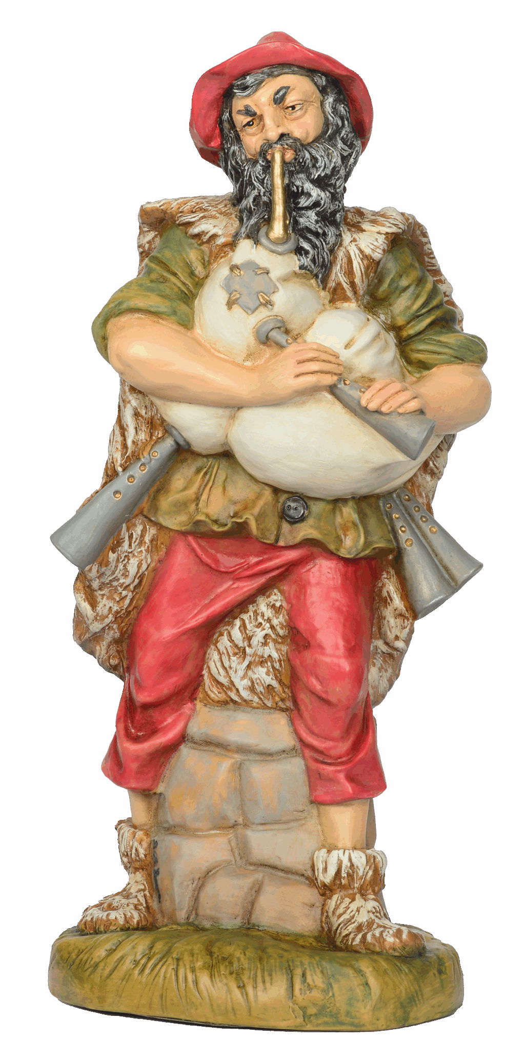 Zampognaro per Presepe da 45 cm.