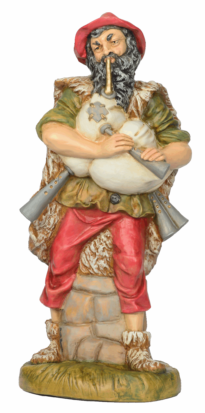 Zampognaro per Presepe da 45 cm.