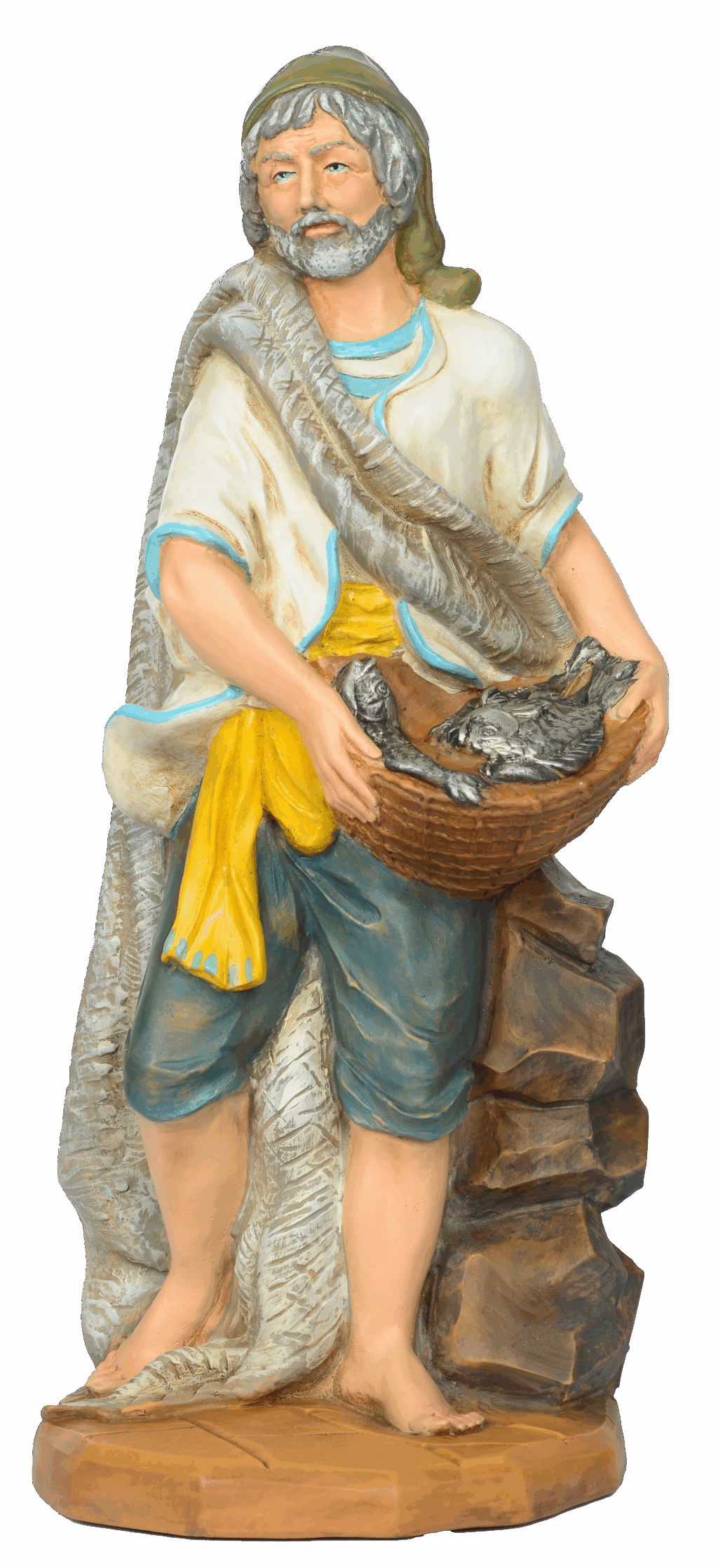 Statuina con pesci 45 cm
