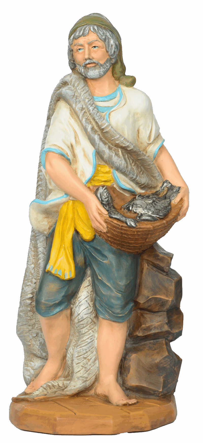 Statuina con pesci 45 cm
