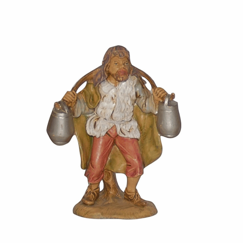 Statuina con acqua per Presepe da 13 cm.