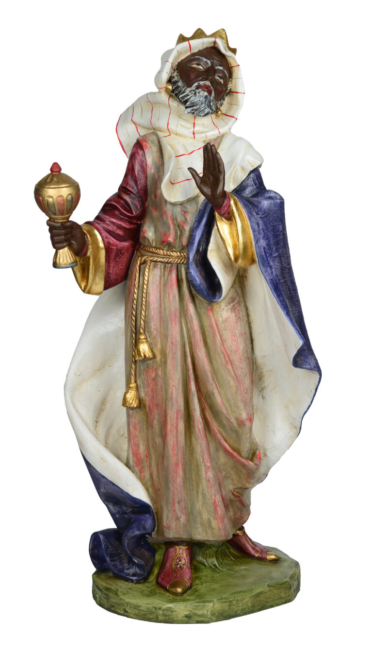 Re Moro per Presepe da 110 cm.
