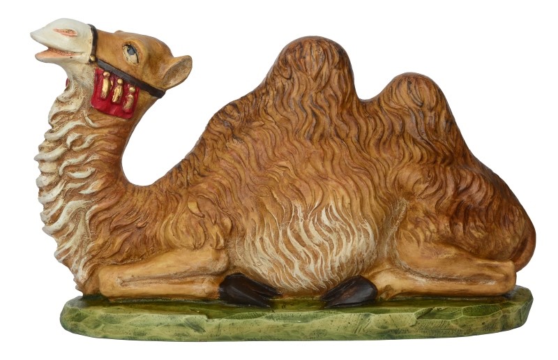 Cammello seduto adatto a Presepe da 65 cm.