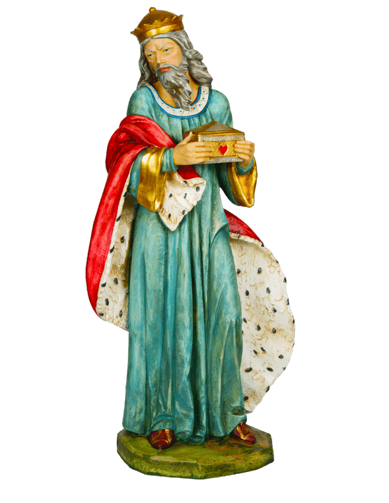 Re Bianco per Presepe da 110 cm.