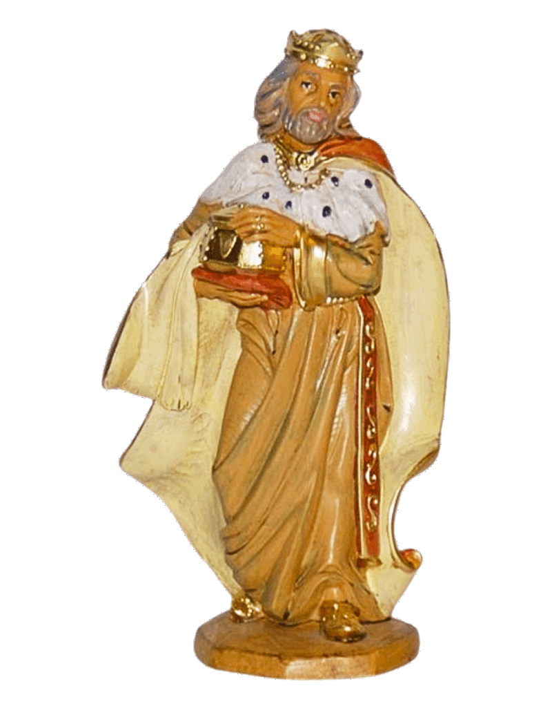 Re Magio bianco per Presepe da 16 cm.