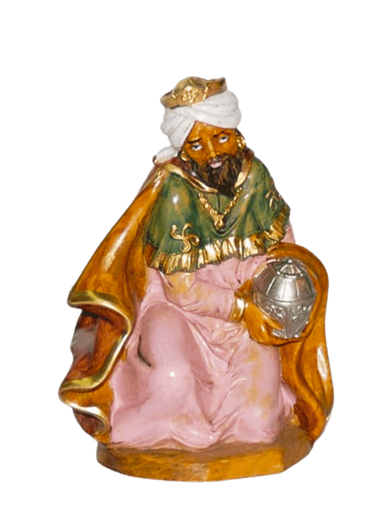 Re Magio mulatto per Presepe da 16 cm.