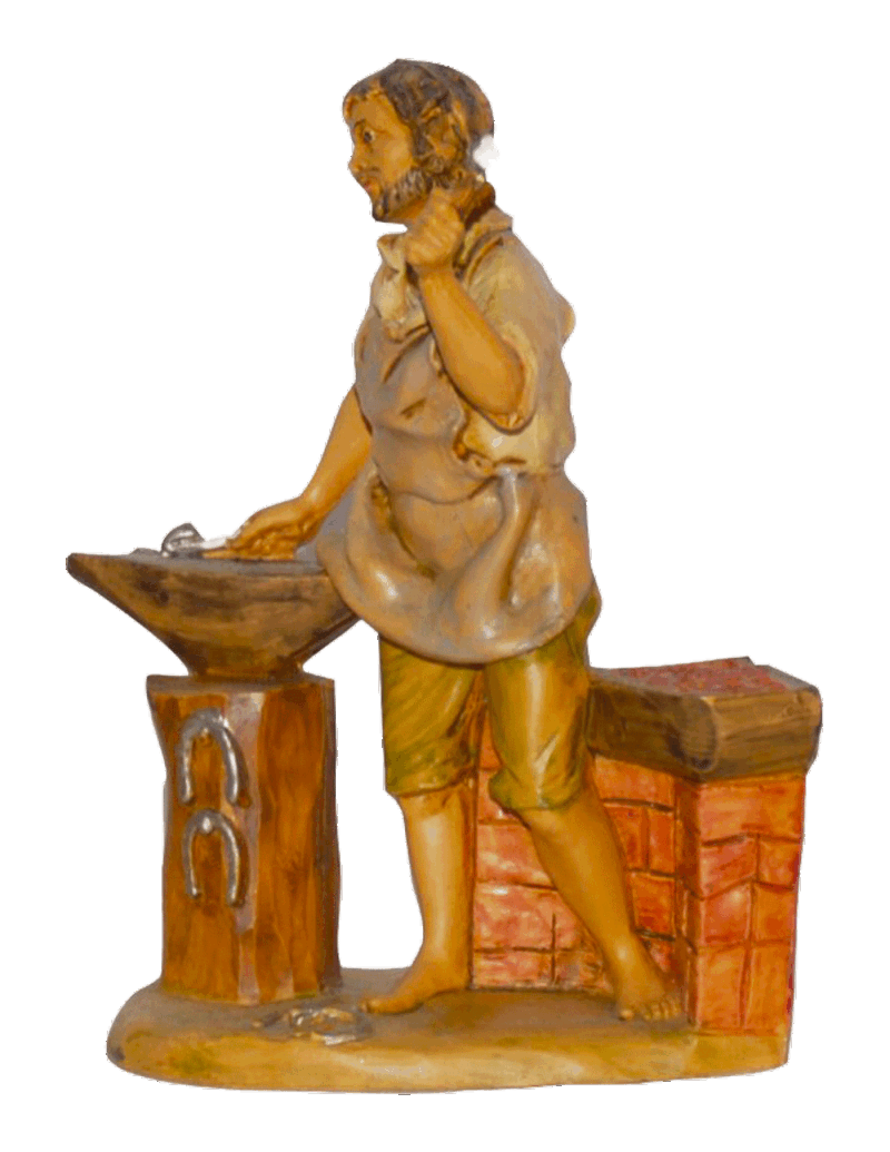 Statuina fabbro per Presepe da 16 cm.