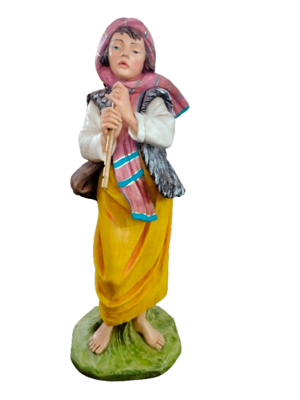 Pifferaio per Presepe da 110 cm.  ***NOVITA'2025***