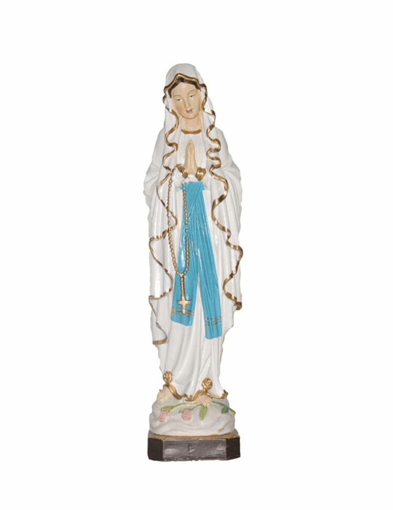 Statua Madonna di Lourdes 30 cm.