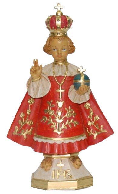 Statua Bambino di Praga 25 cm.