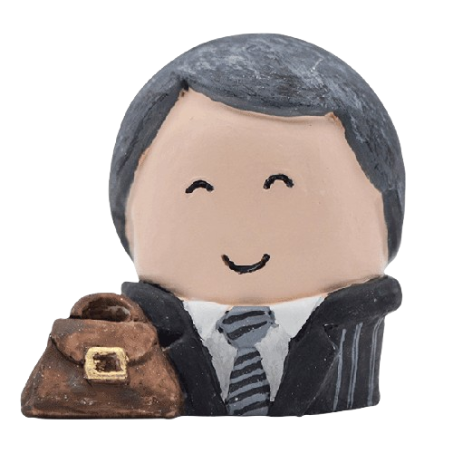 Uomo d'affari dipinto a mano in stile moderno