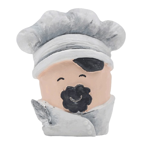 Chef dipinto a mano in stile moderno