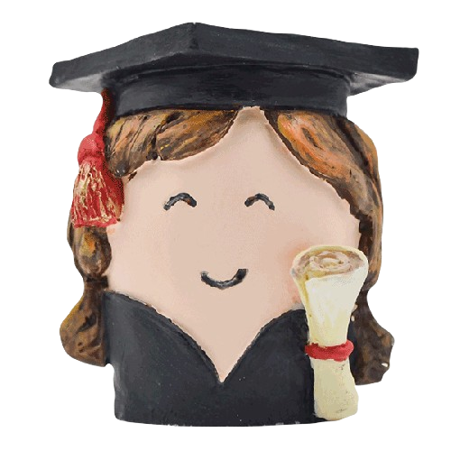 Laureata dipinta a mano in stile moderno