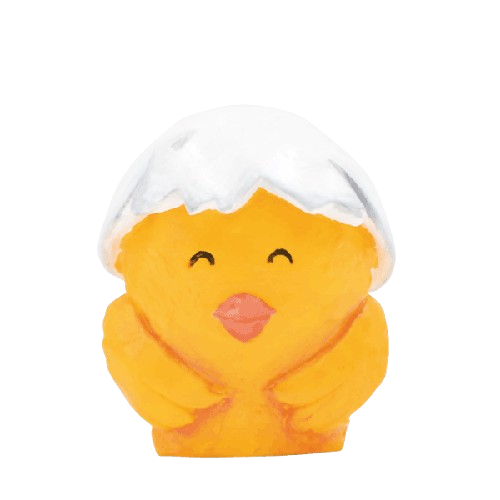 Pulcino dipinto a mano in stile moderno