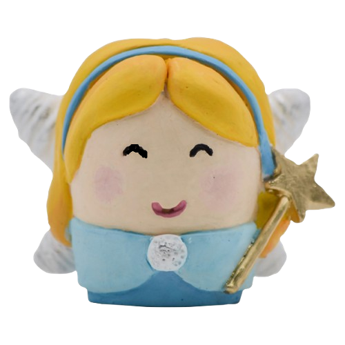 Fatina dipinta a mano in stile moderno