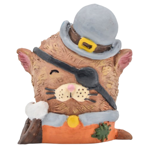 Gatto dipinto a mano in stile moderno