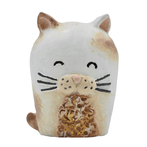 Gatto dipinto a mano in stile moderno