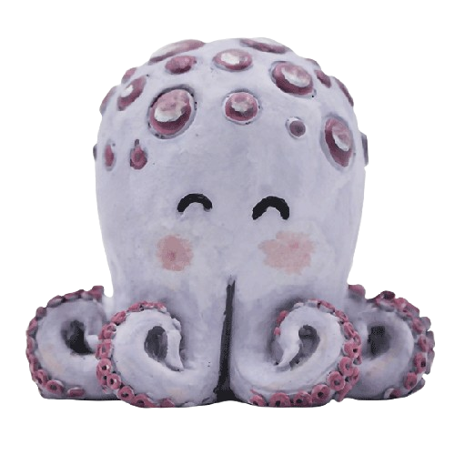 Polpo dipinto a mano in stile moderno