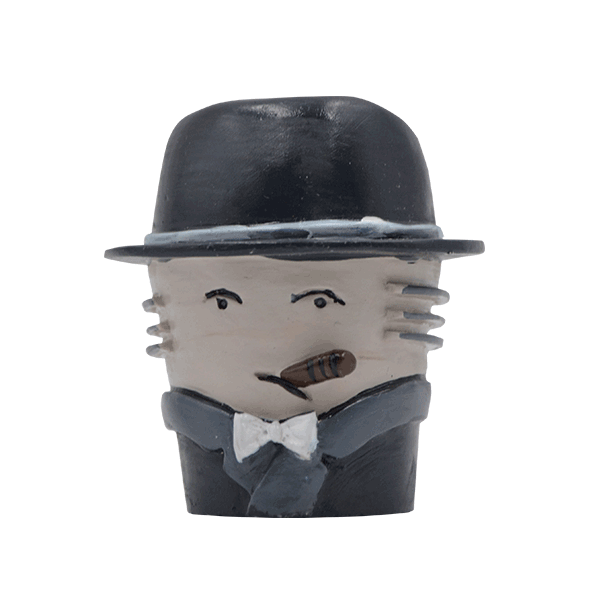 Churcill dipinto a mano in stile moderno