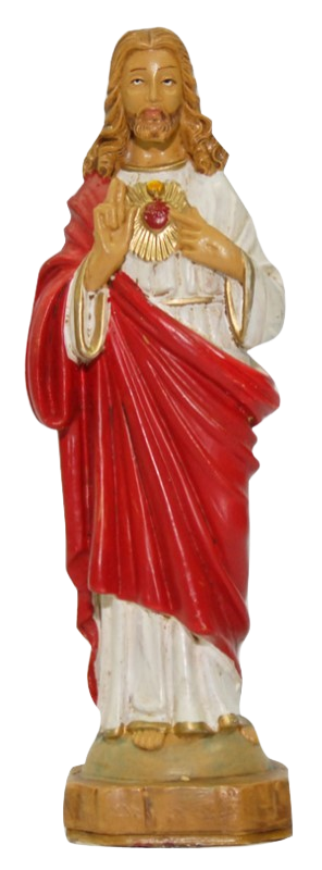 Statua Sacro Cuore di Gesù 15 cm.