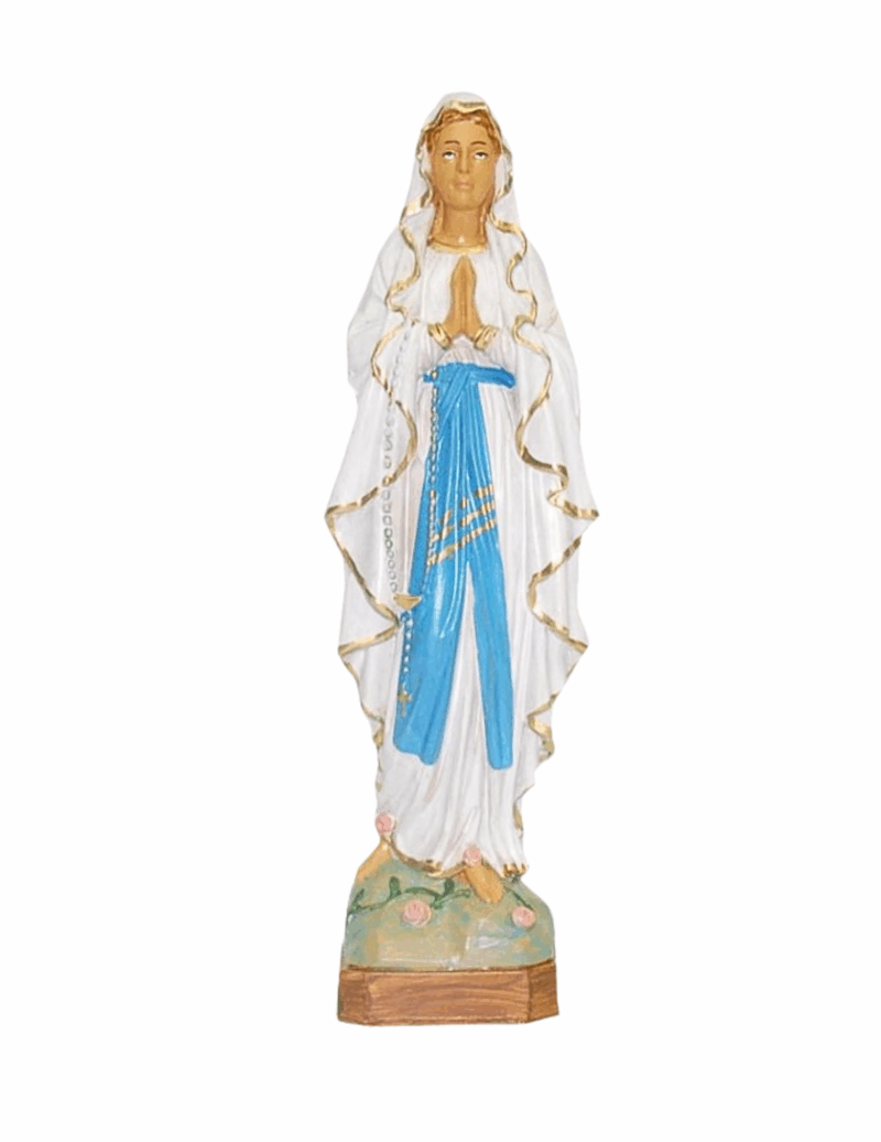 Statua Madonna di Lourdes 25 cm.