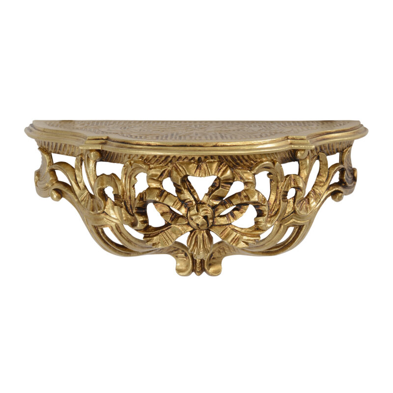 Consolle da muro barocca 30x14x14