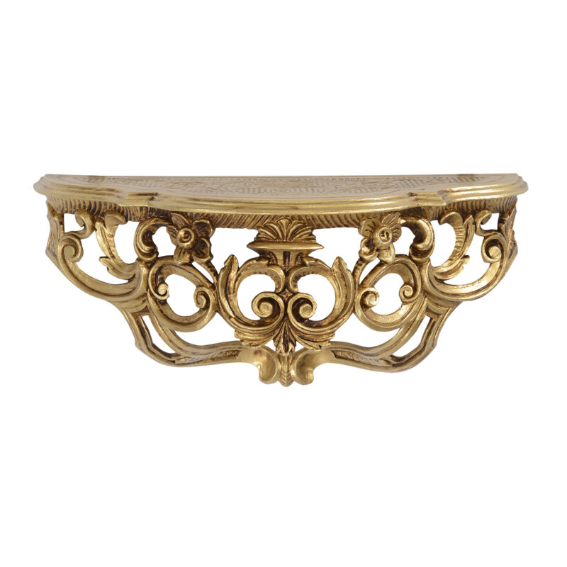 Consolle da muro barocca 40x17x17