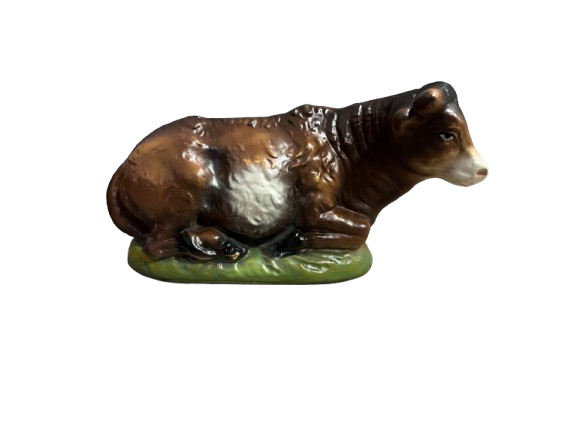 Bue per Presepe da 20 cm.