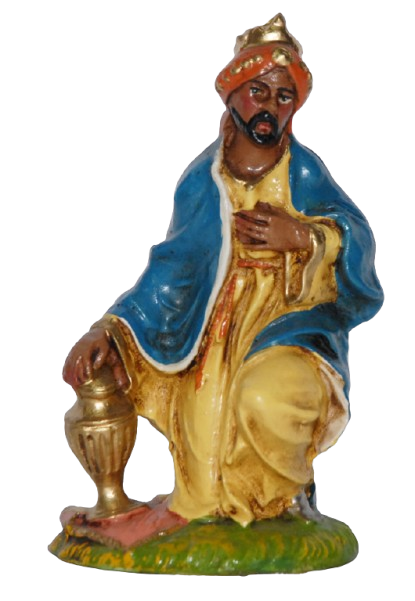 Re Mulatto per Presepe da 20 cm.