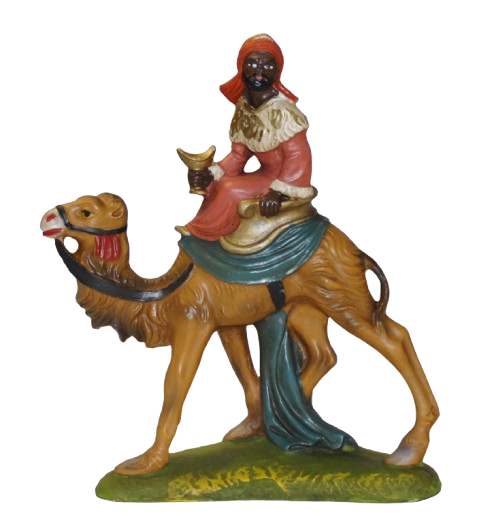 Re moro a cammello per Presepe da 20 cm.